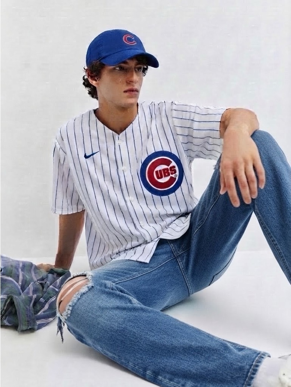 Nike Chicago Cubs Cody Bellinger Home Pinstripe Jersey Men’s 2XL NWOT